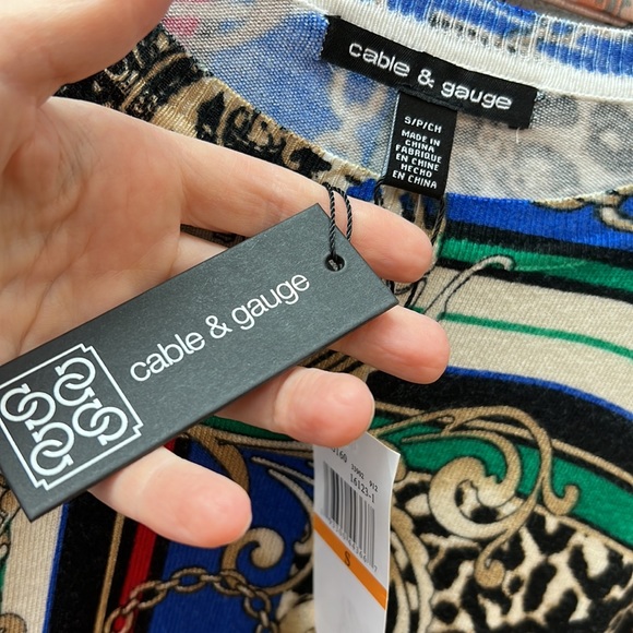 Cable & Gauge Tunic Sweater S - Picture 9 of 16